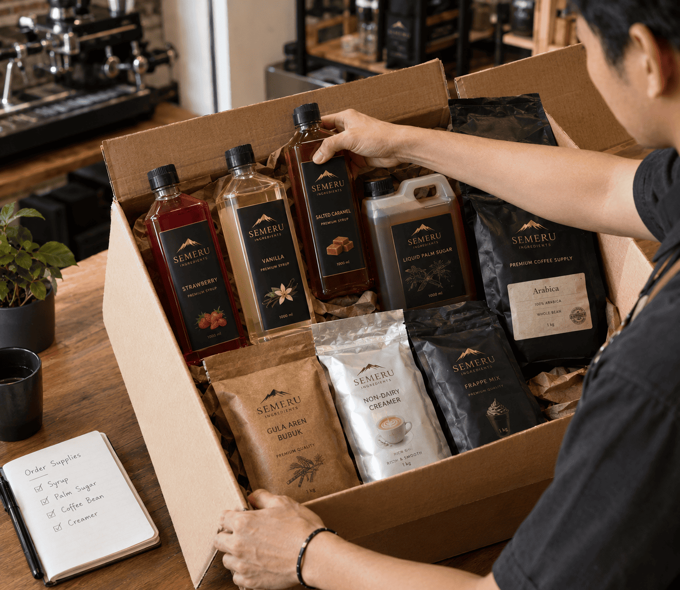 Bahan Baku Cafe di Depok