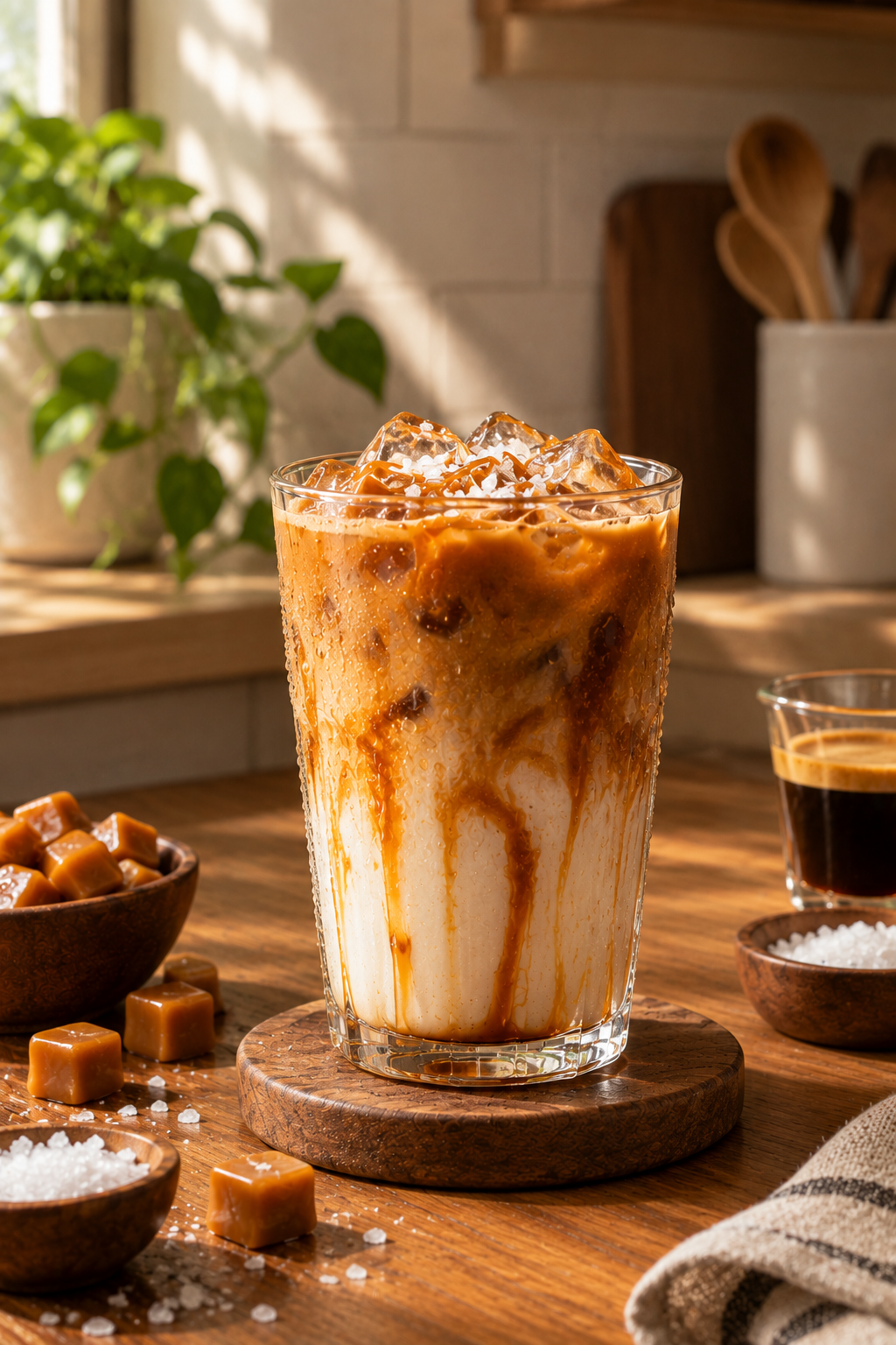 Butterscotch Sea Salt Latte: Resep Minuman Kopi Kekinian yang Manis, Gurih, dan Bikin Nagih