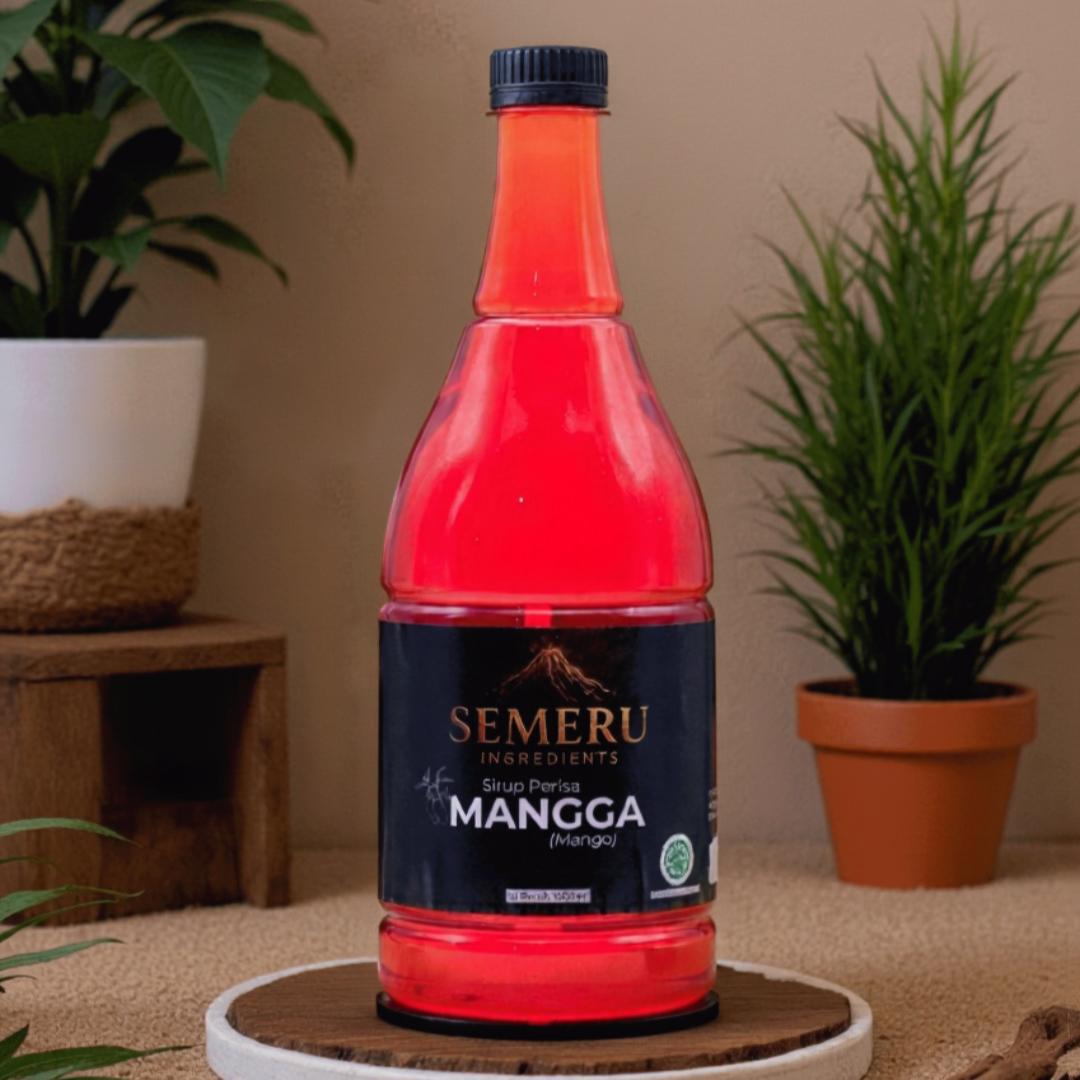 Sirup Mango Premium Semeru Ingredients – Sirup Mangga untuk Cafe & Mocktail 1000ml