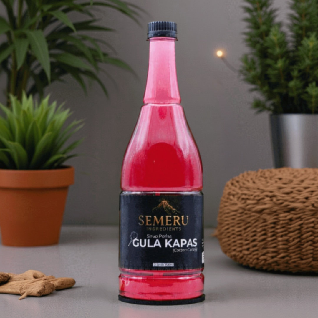 Semeru Ingredients Sirup Cotton Candy 1000ml – Bahan Baku Sirup Minuman Premium