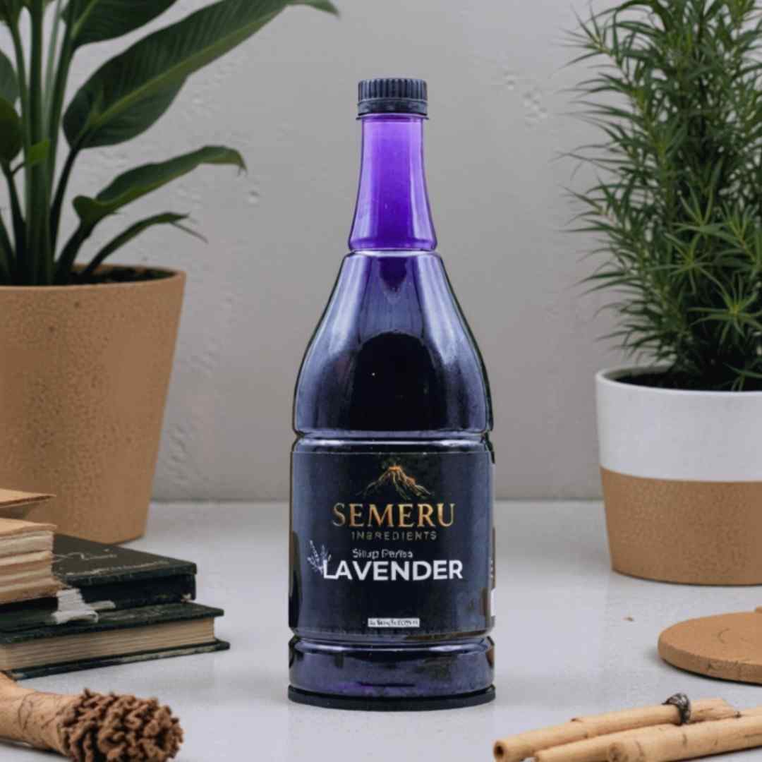 Sirup Lavender Premium Semeru Ingredients – Sirup Floral Cafe & Mocktail 1000ml