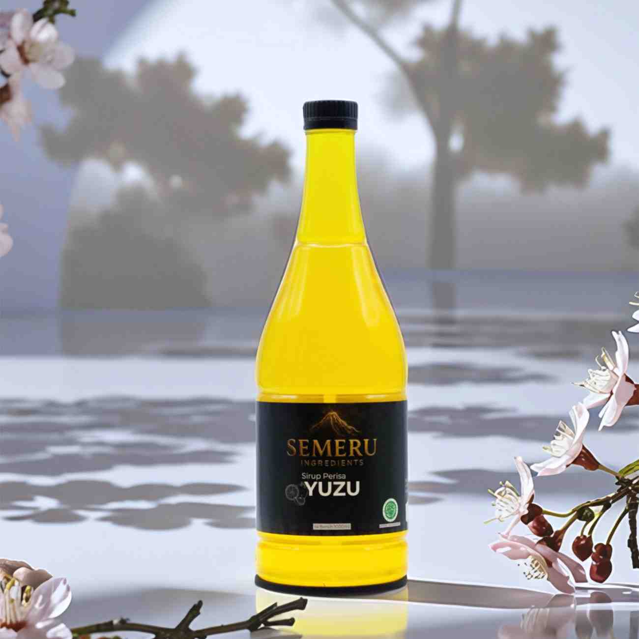 Sirup Yuzu Premium Semeru Ingredients – Sirup Jeruk Jepang untuk Cafe & Mocktail 1000ml