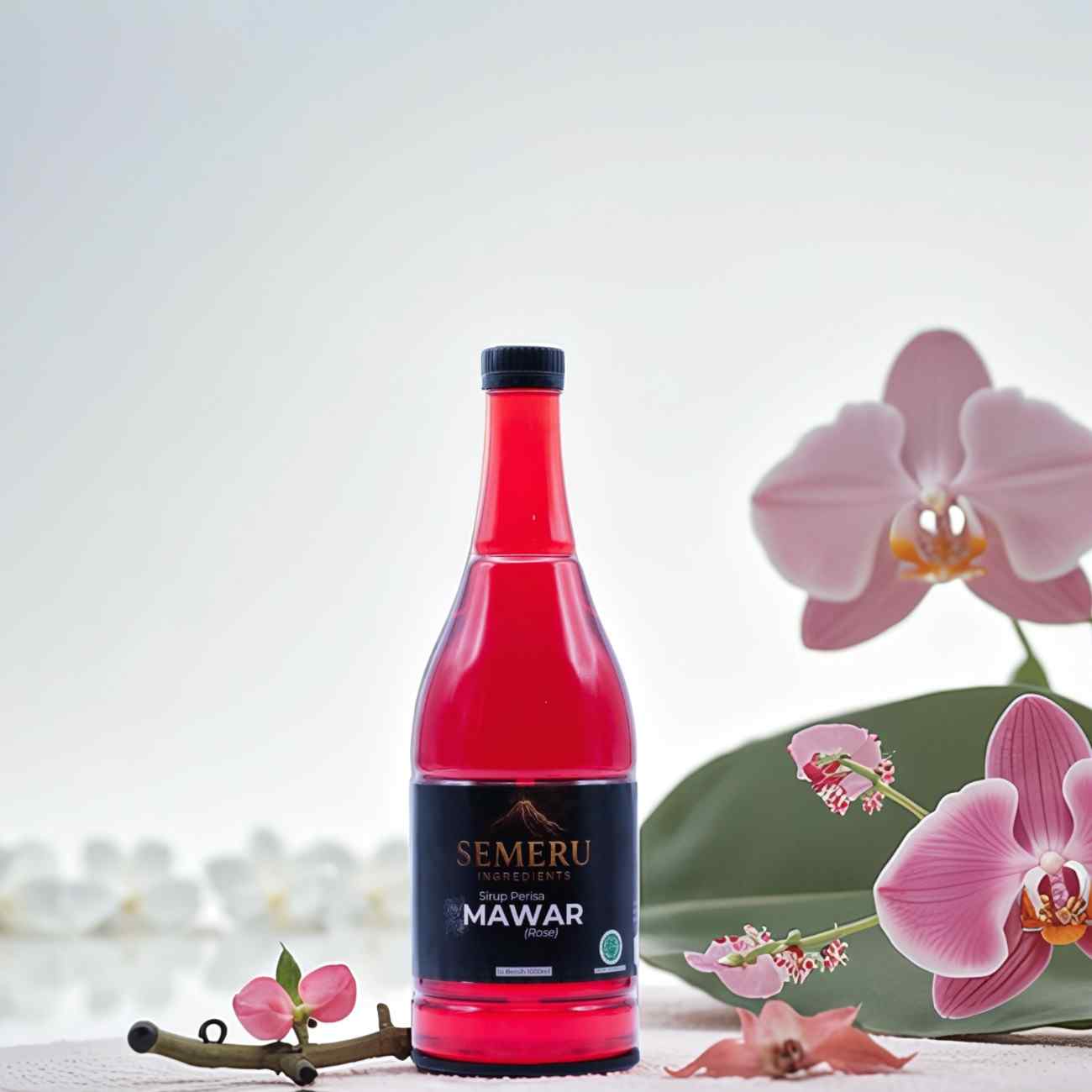 Sirup Rose Premium Semeru Ingredients – Sirup Rasa Mawar (Floral) Kualitas Cafe 1000ml