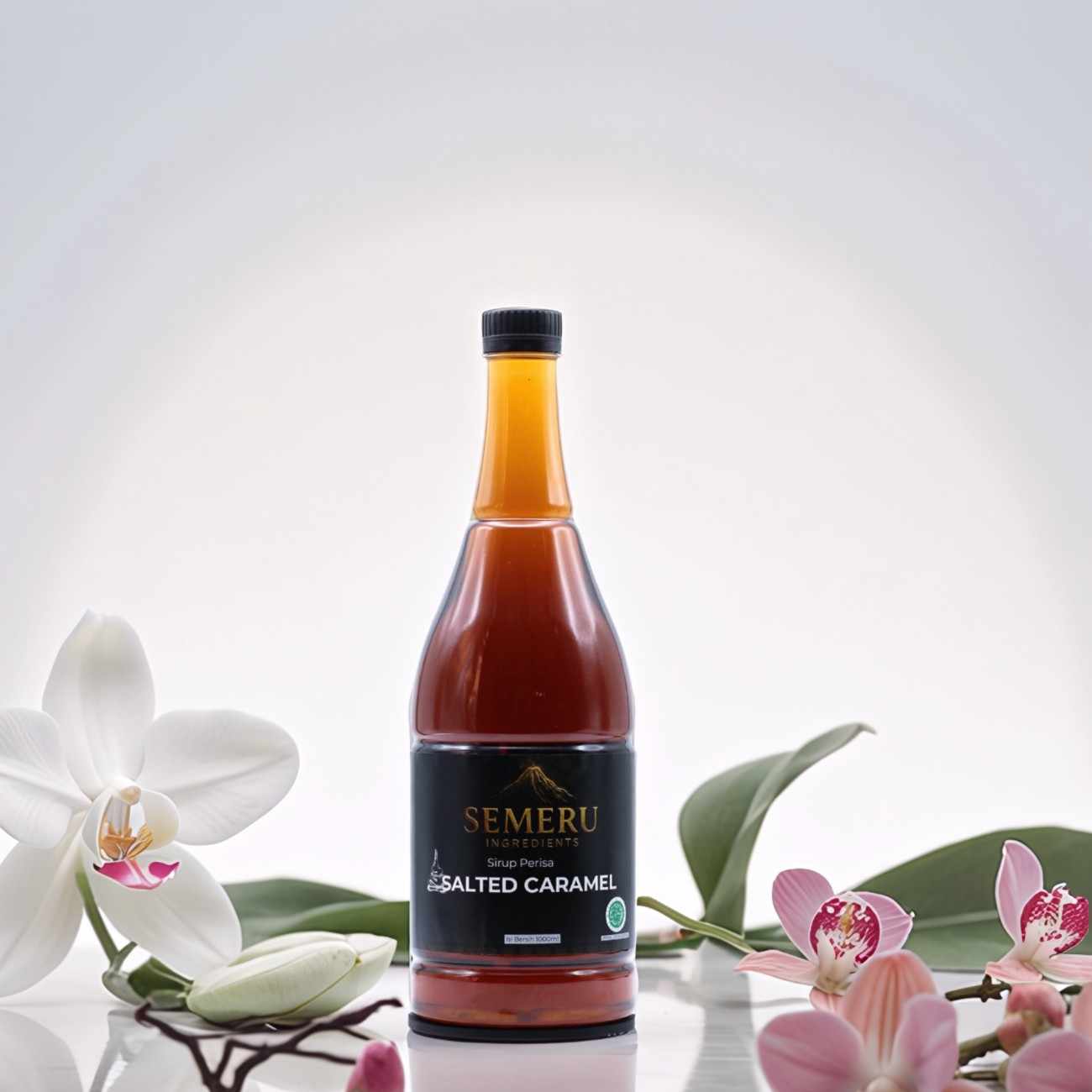 Sirup Salted Caramel Premium Semeru Ingredients – Sirup Kopi Susu & Cafe 1000ml