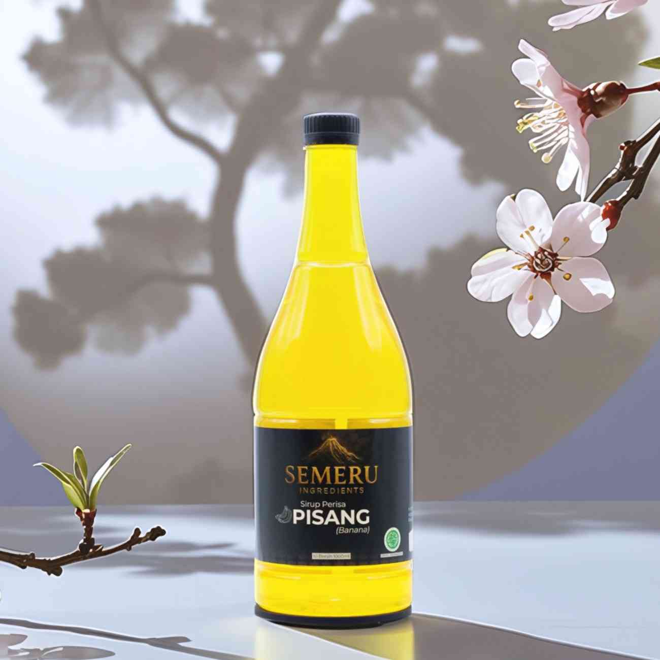 Sirup Banana Premium Semeru Ingredients – Sirup Pisang untuk Cafe & Milkshake 1000ml