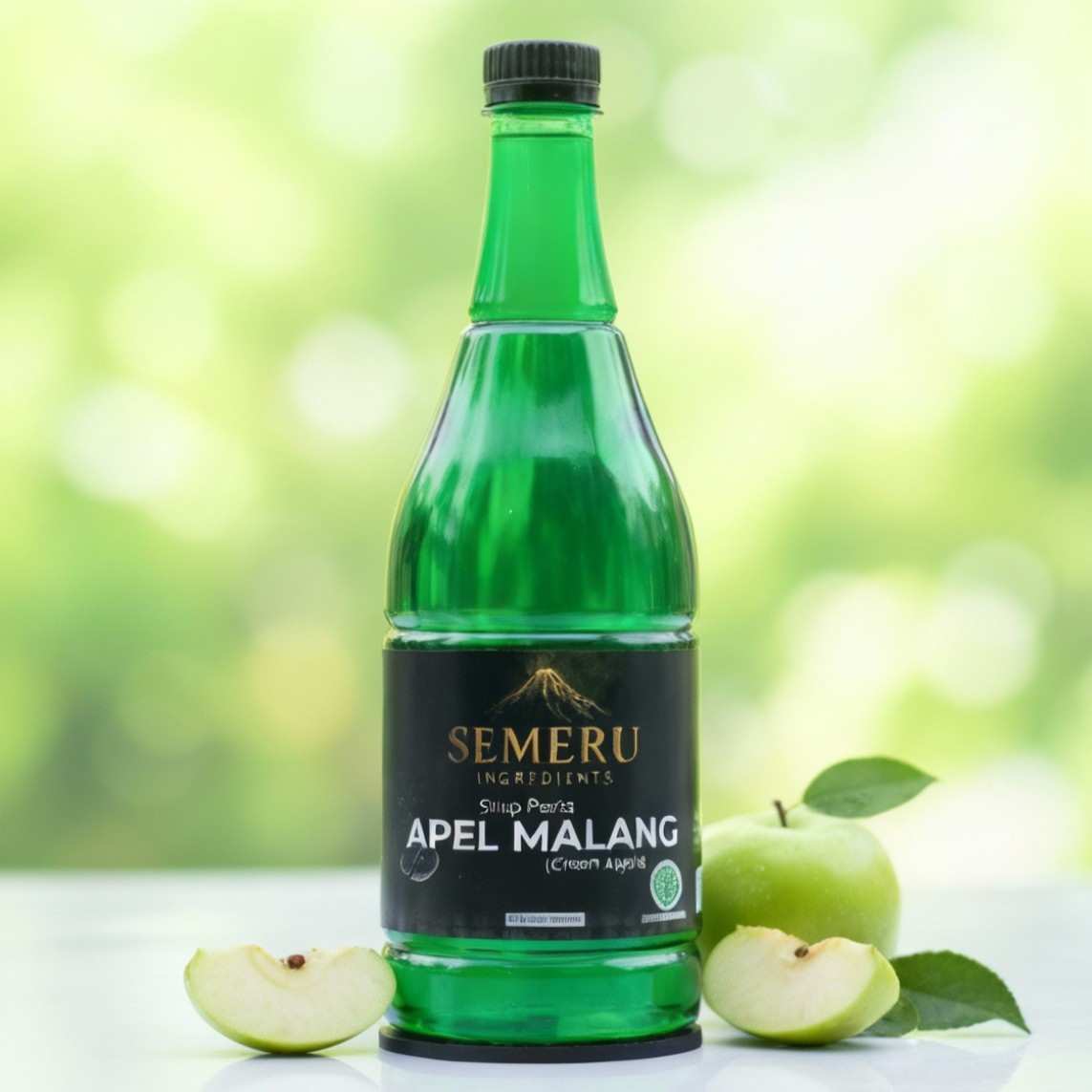 Sirup Green Apple Premium Semeru Ingredients – Sirup Apel Hijau untuk Cafe & Mocktail 1000ml