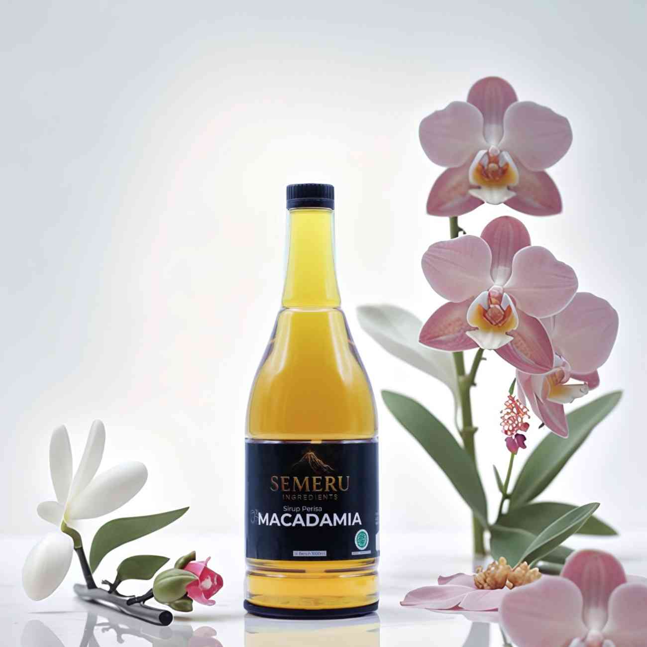 Sirup Macadamia Premium Semeru Ingredients – Sirup Rasa Kacang Premium untuk Cafe 1000ml