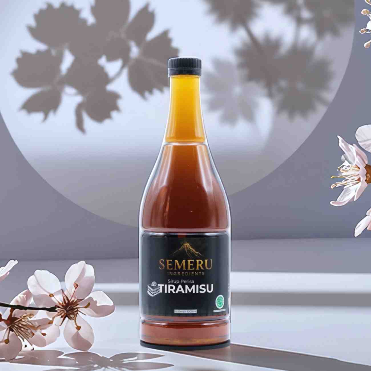 Sirup Tiramisu Premium Semeru Ingredients – Sirup Dessert Italia untuk Cafe 1000ml