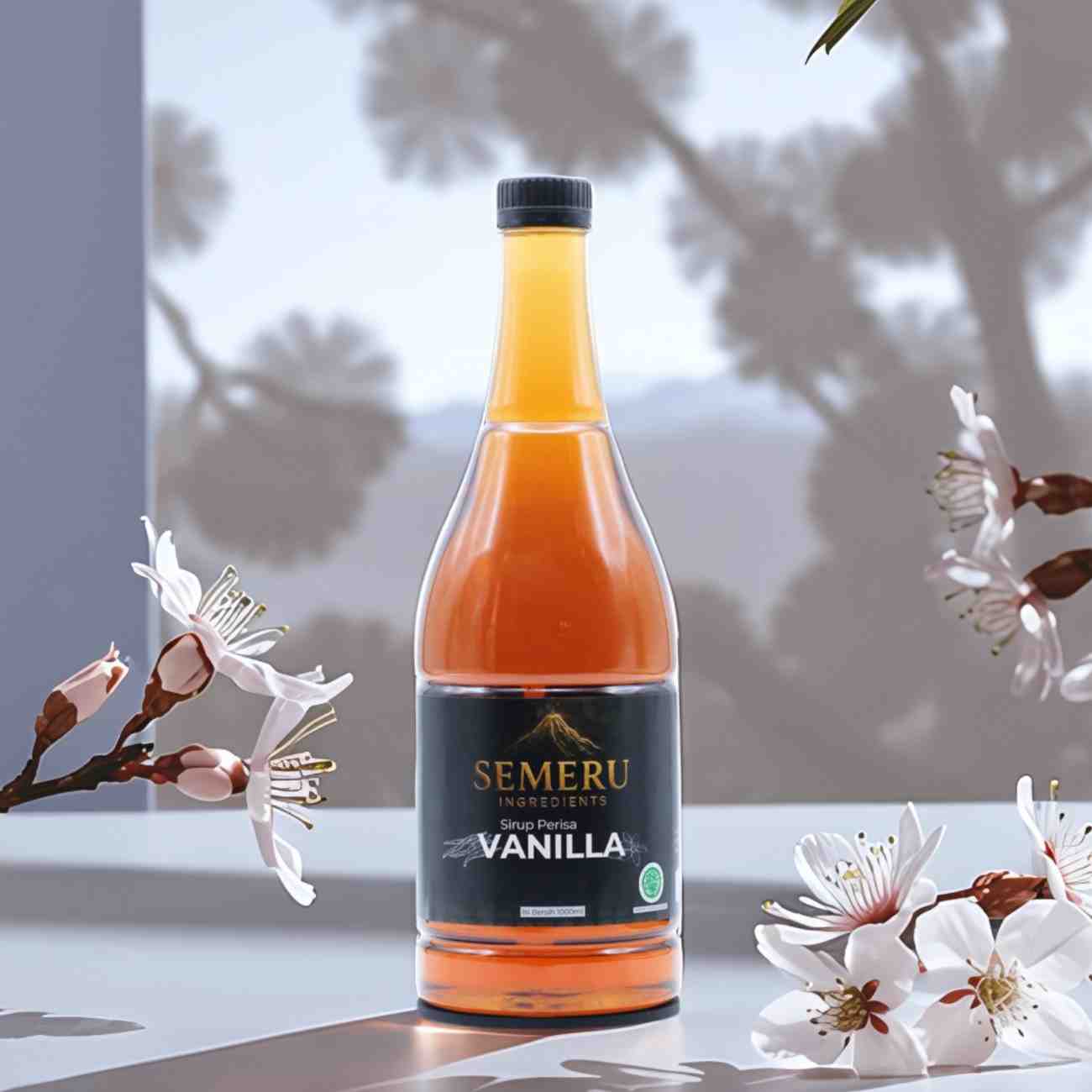 Sirup Vanilla Premium Semeru Ingredients – Sirup Vanilla untuk Kopi & Cafe 1000ml