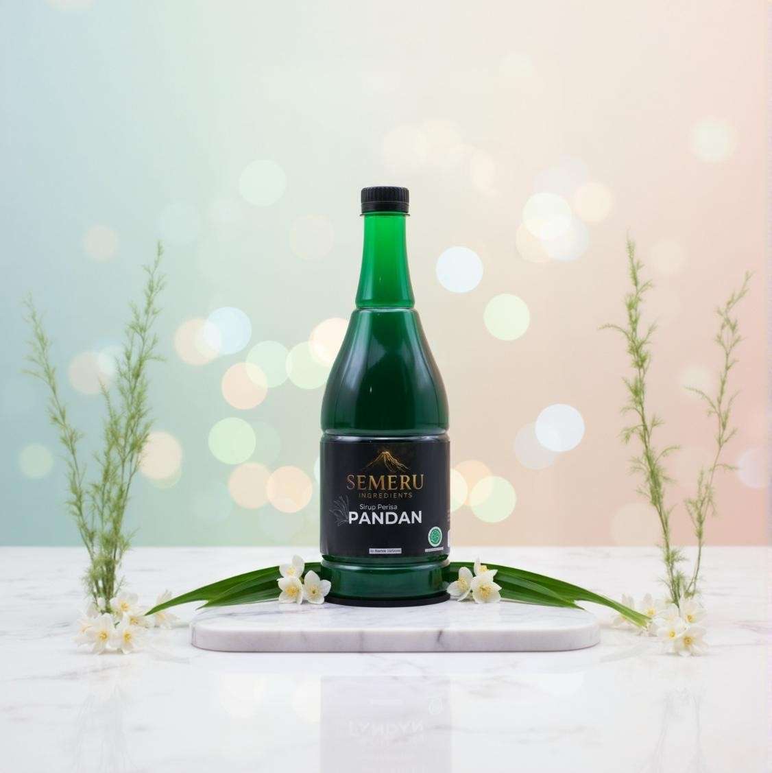 Sirup Pandan Premium Semeru Ingredients – Sirup Kopi Susu & Cafe 1000ml