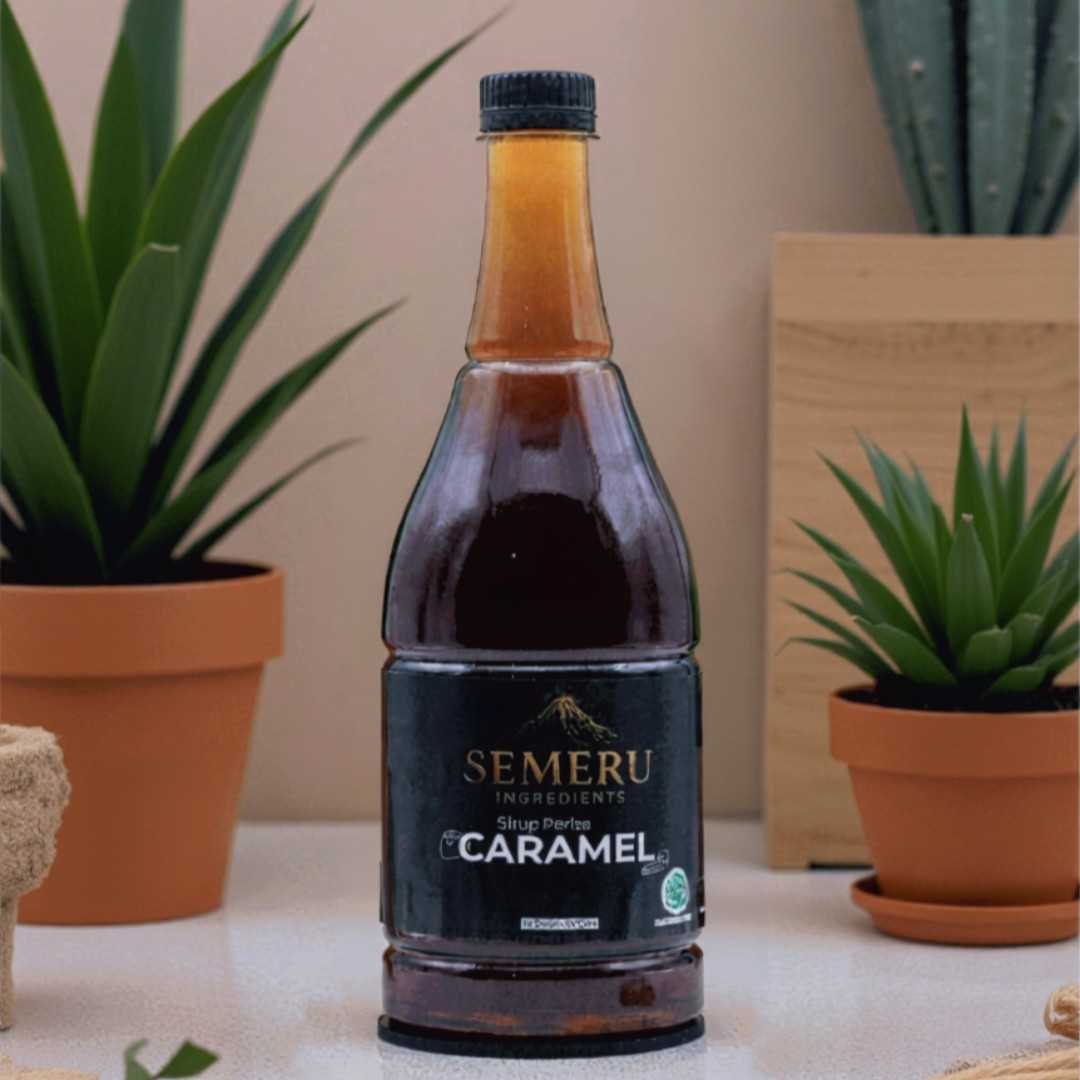Sirup Caramel Premium Semeru Ingredients – Sirup Kopi Susu & Cafe 1000ml