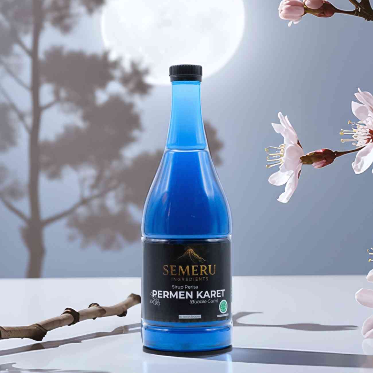 Sirup Bubblegum Premium Semeru Ingredients – Sirup Rasa Permen Karet untuk Cafe 1000ml