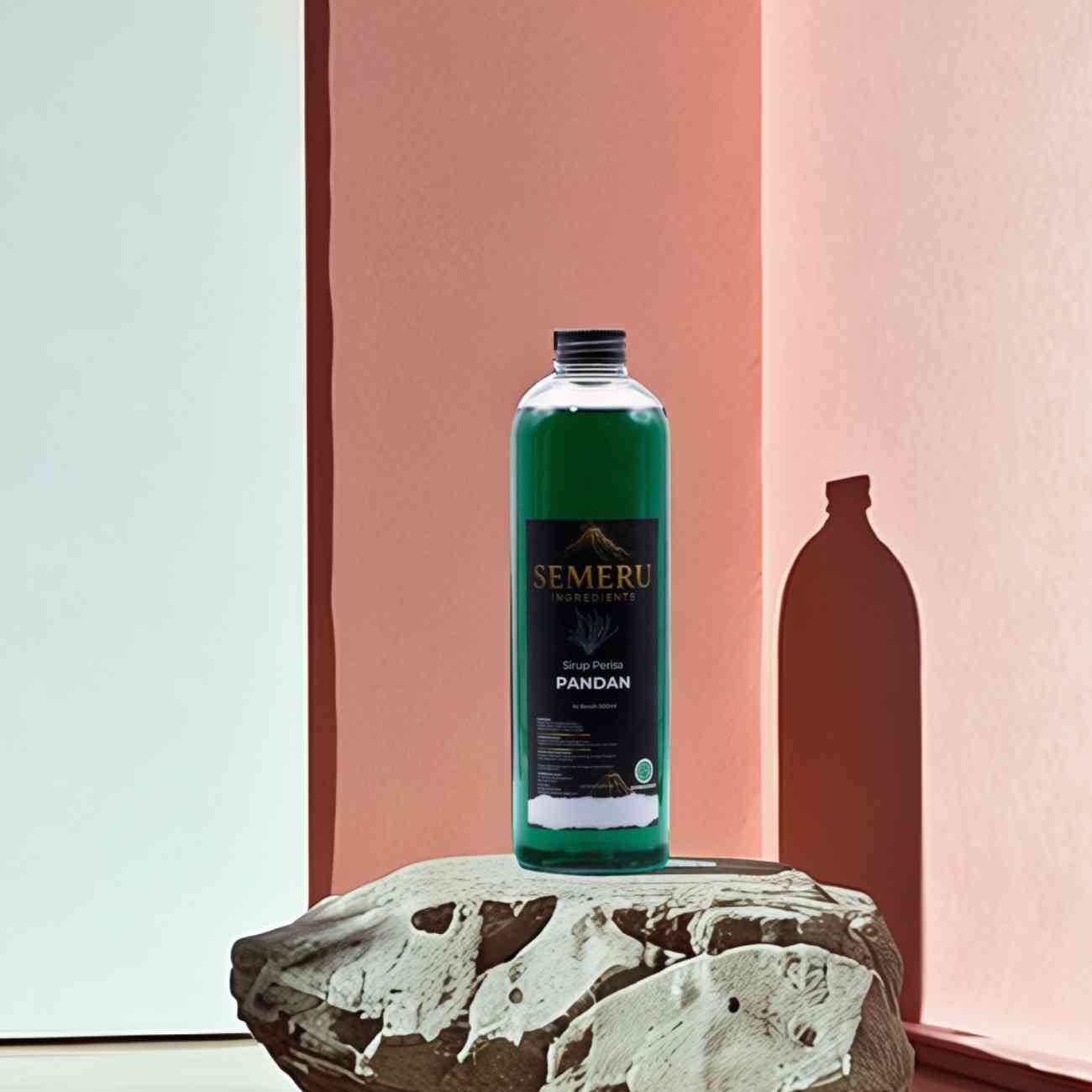 Sirup Pandan Premium Semeru Ingredients 500ml – Sirup Aromatik Khas Nusantara untuk Kopi & Cafe