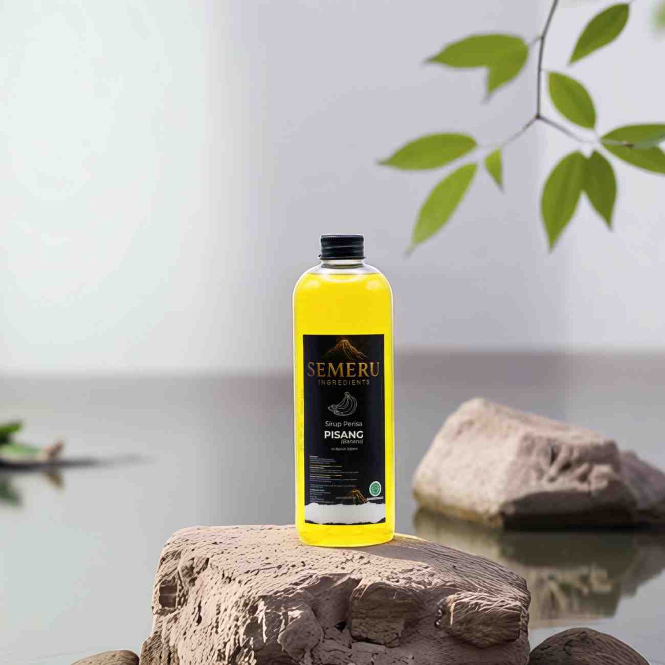 Sirup Banana Premium Semeru Ingredients 500ml – Sirup Buah Pisang untuk Cafe & Milkshake