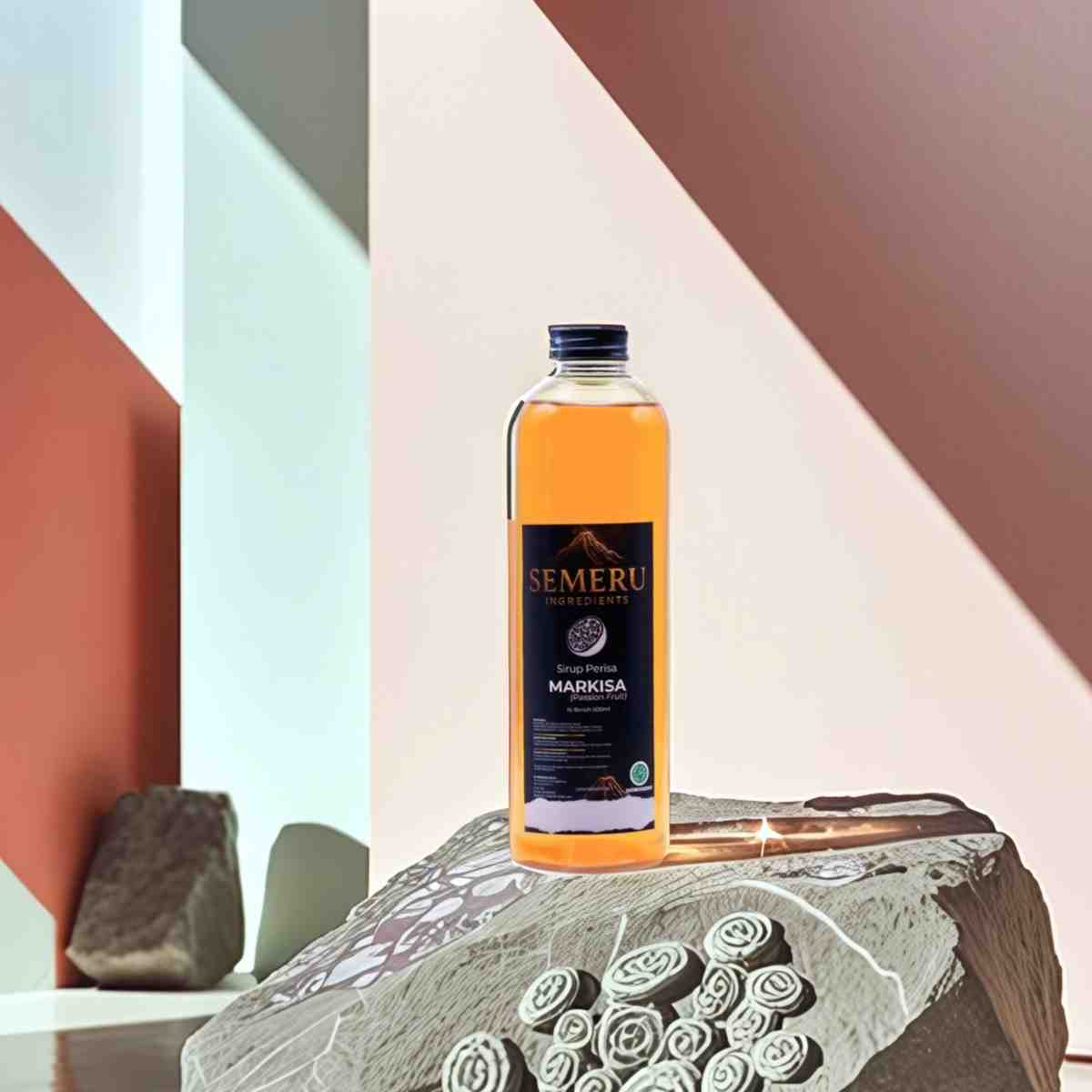 Sirup Passion Fruit Premium Semeru Ingredients – Sirup Markisa untuk Cafe & Mocktail 500ml