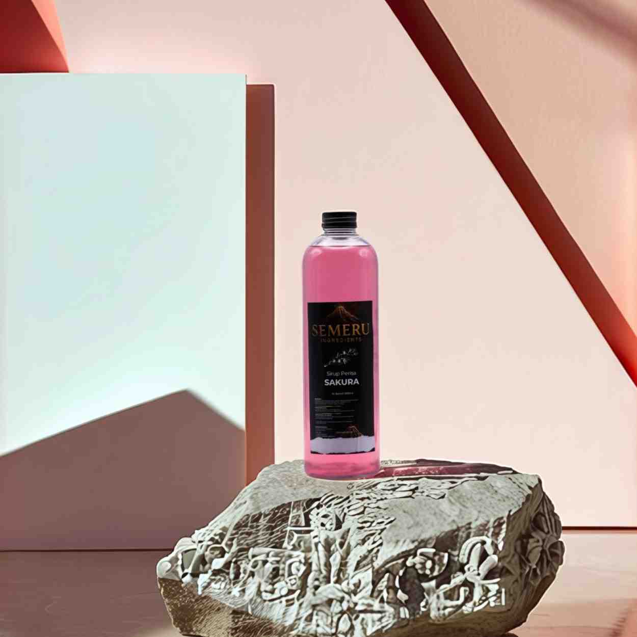Sirup cherry blossom Premium Semeru Ingredients – Sirup Sakura untuk Cafe & Mocktail 500ml