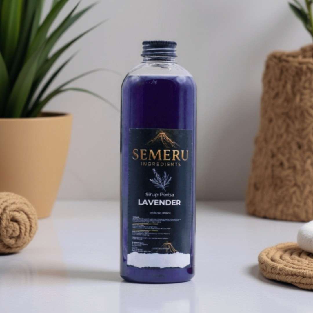 Sirup Lavender Premium Semeru Ingredients – Sirup Floral Cafe & Mocktail 500ml