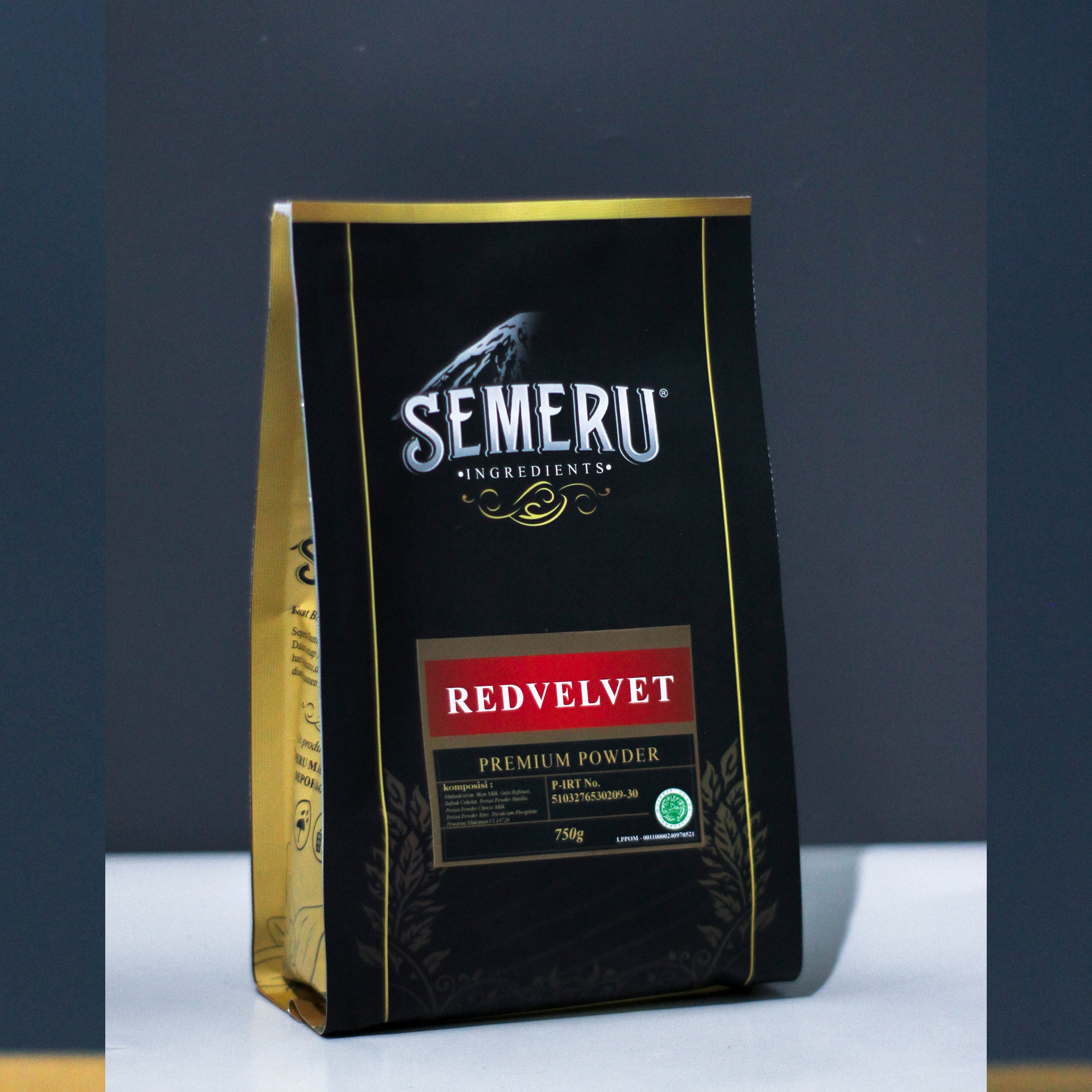 Powder Premium Red Velvet Semeru Ingredients – Bubuk Minuman Rasa Red Velvet Cafe 750gr