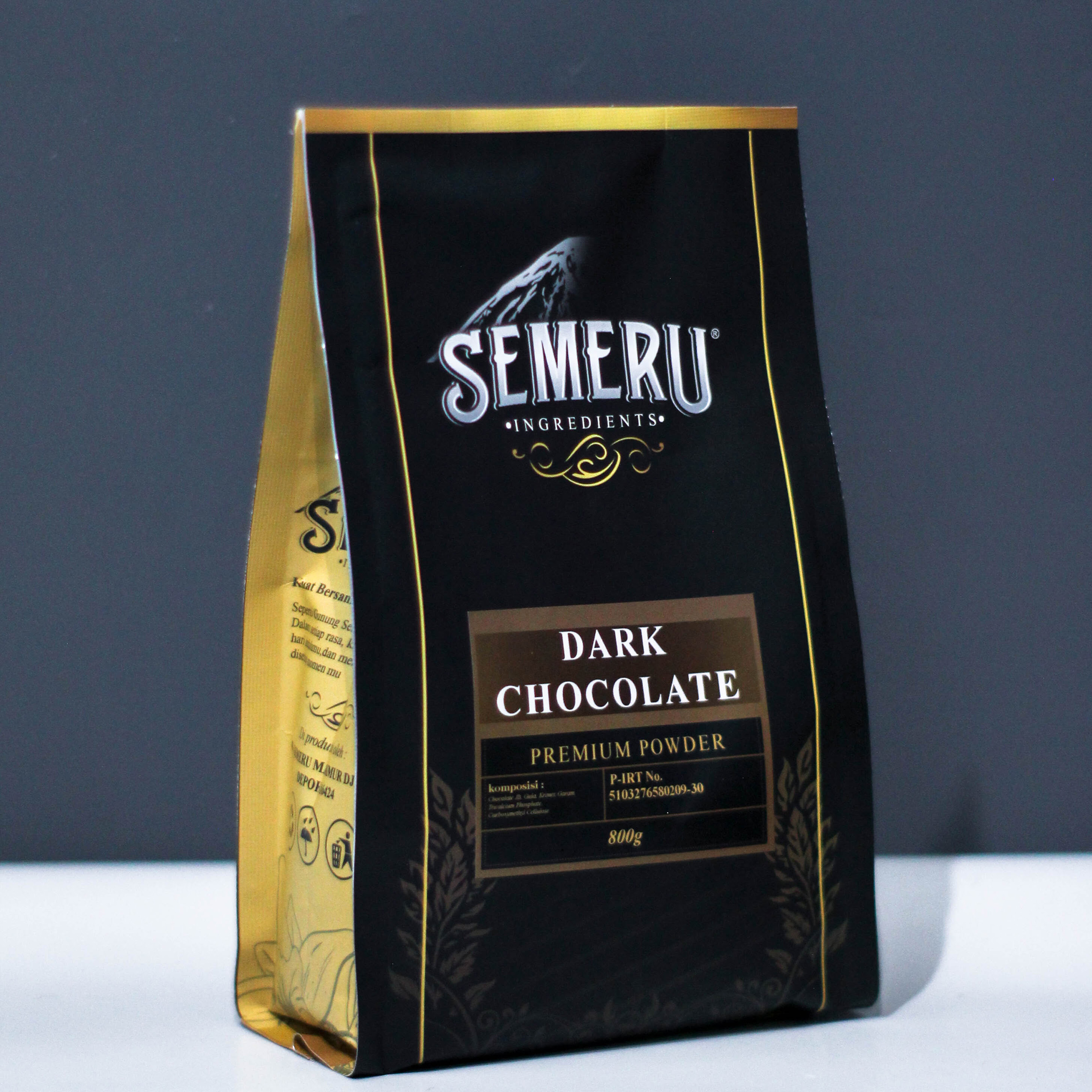 Powder Premium Dark Chocolate Semeru Ingredients – Bubuk Minuman Rasa Cokelat Pekat Cafe 800gr