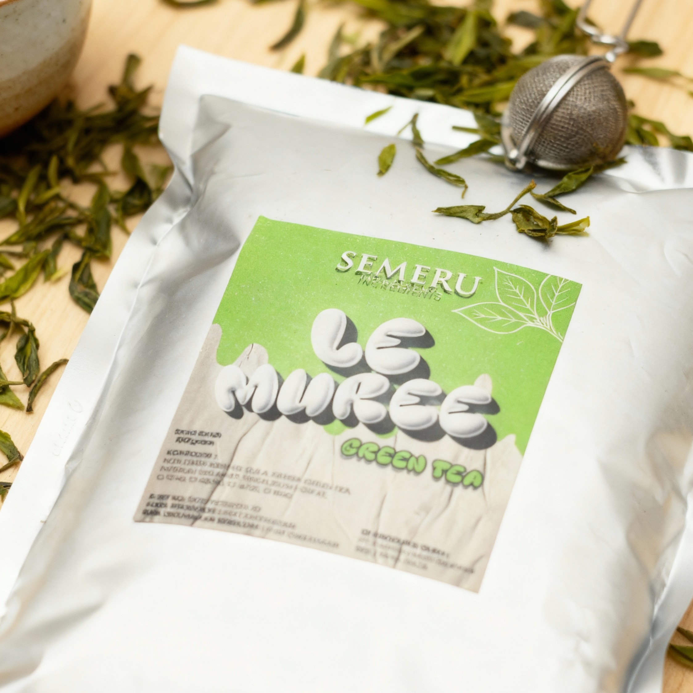 Powder Le Muree Green Tea Semeru Ingredients – Bubuk Minuman Rasa Green Tea Cafe 1kg