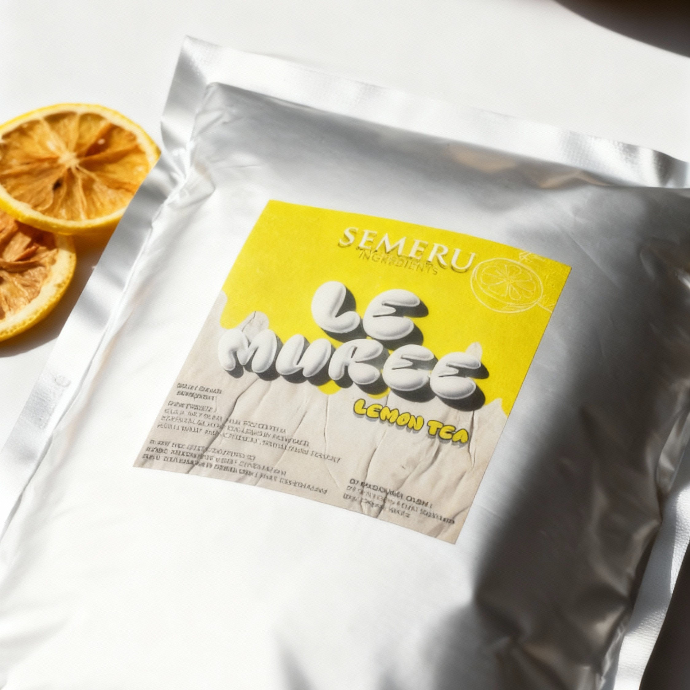 Powder Lemon Tea Semeru Ingredients – Bubuk Minuman Rasa Lemon Tea Cafe 1kg