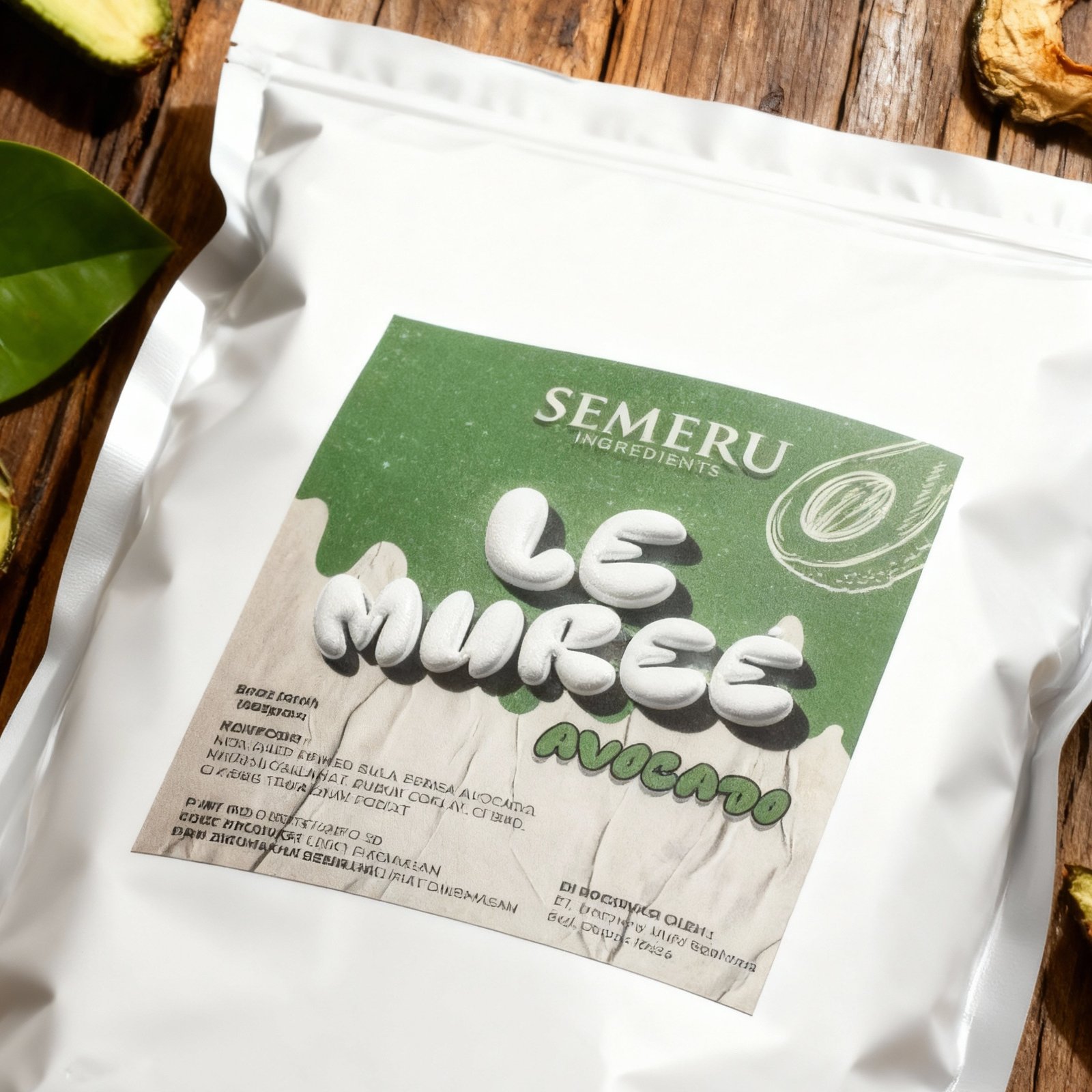 Powder Le Muree Avocado Semeru Ingredients – Bubuk Minuman Rasa Avocado Cafe 1kg