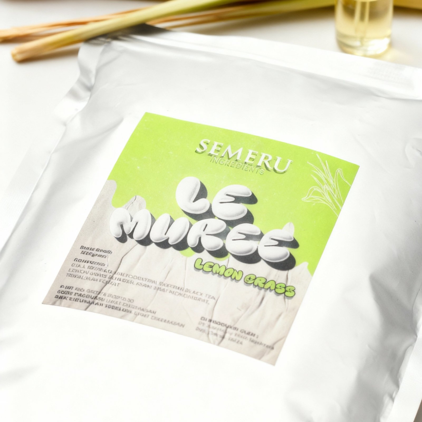 Powder Le Muree Lemon Grass Semeru Ingredients 1000gr – Bubuk Minuman Rasa Sereh Cafe 