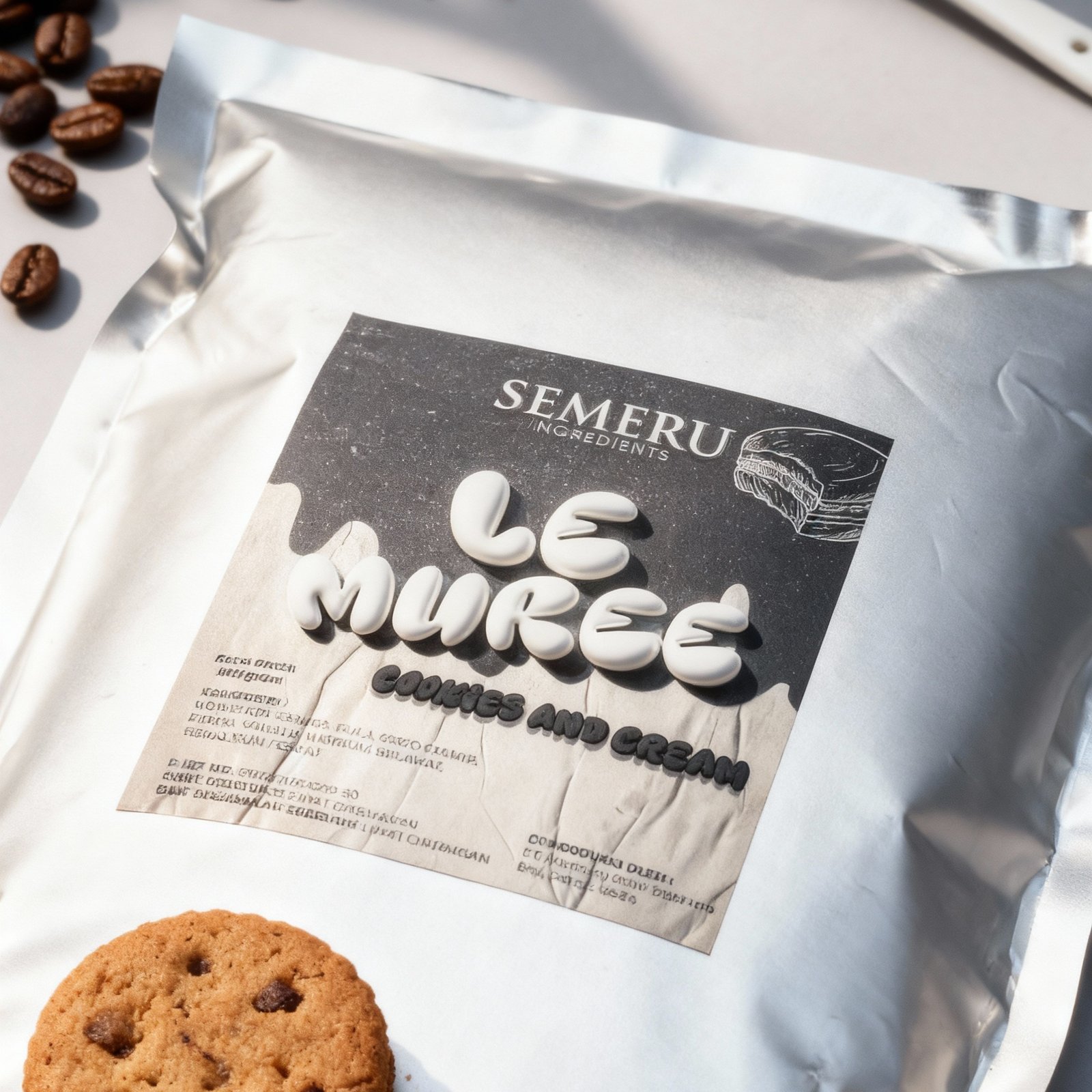 Powder Le Muree Cookies and Cream Semeru Ingredients 1000gr – Bubuk Minuman Rasa Cookies and Cream 