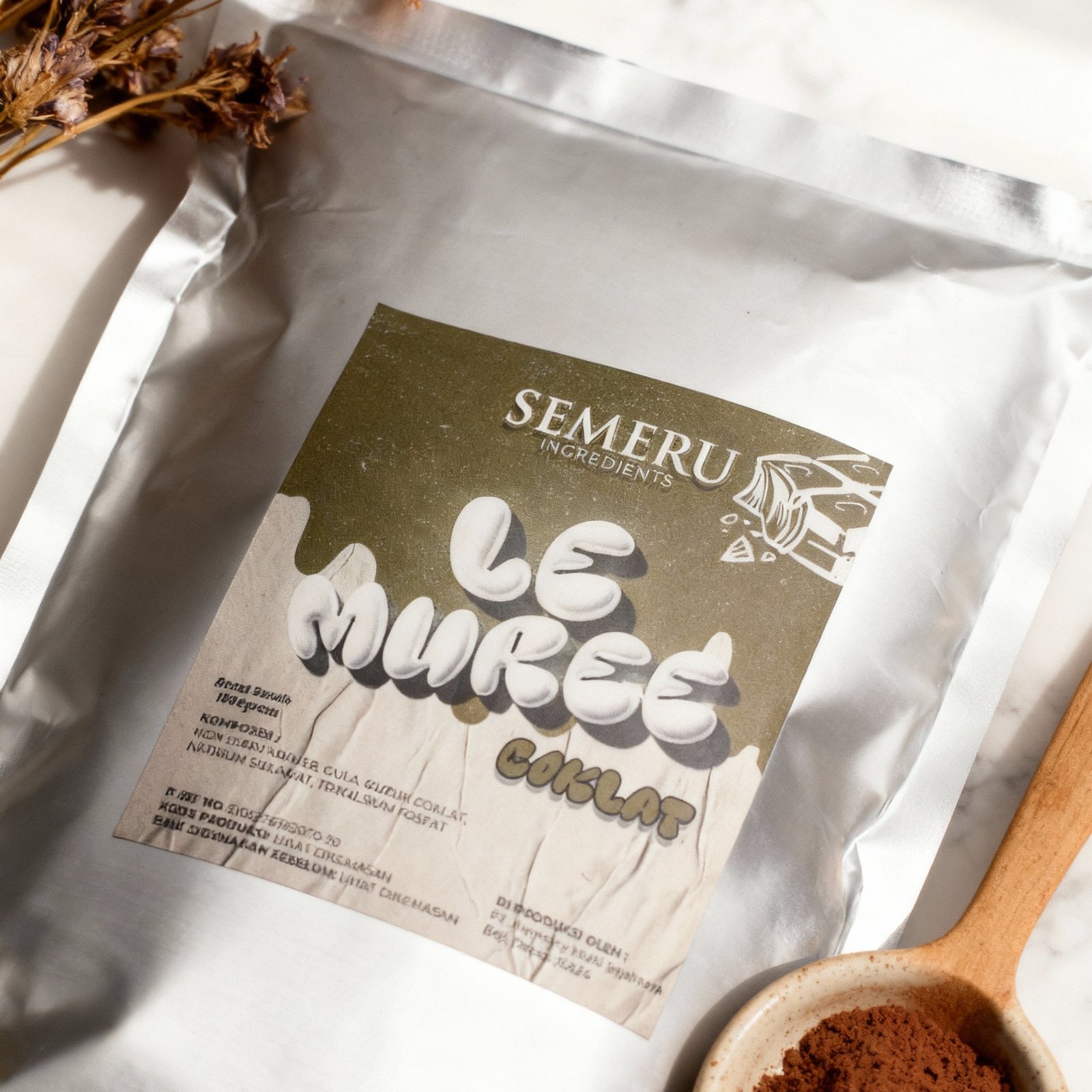 Powder Le Muree Coklat Semeru Ingredients 1000gr – Bubuk Minuman Rasa Cokelat Cafe untuk Latte