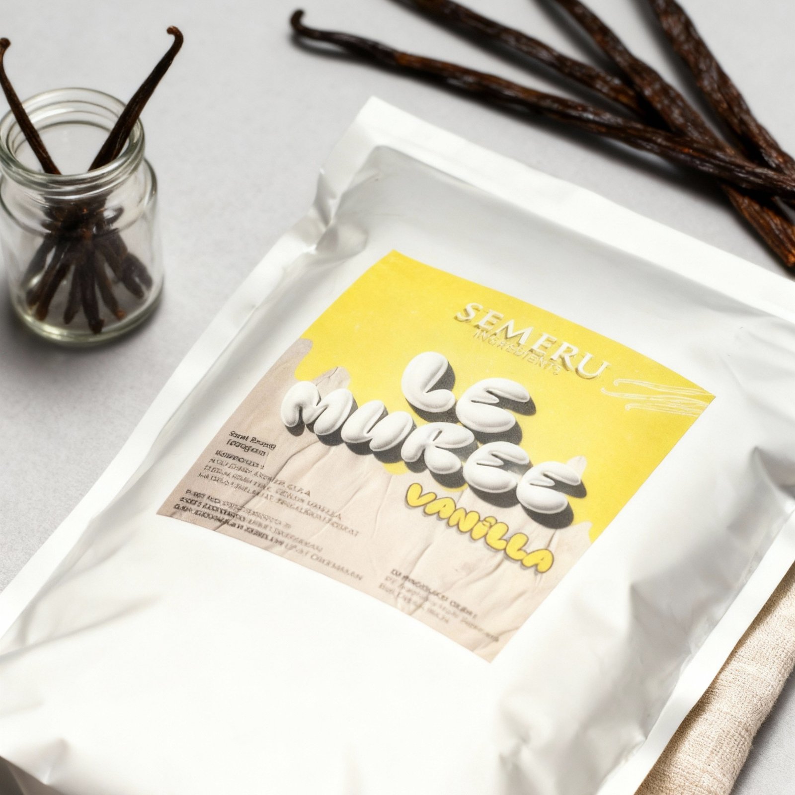 Powder Le Muree Vanilla Semeru Ingredients 1000gr – Bubuk Minuman Rasa Vanilla Cafe untuk Latte