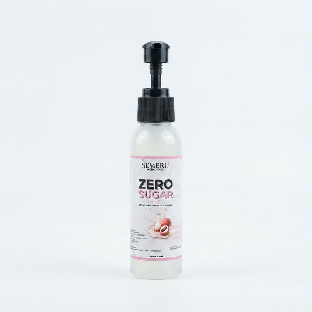Sirup Lychee Zero Sugar Semeru Ingredients – Sirup Leci Tanpa Gula untuk Minuman, Teh & Mocktail