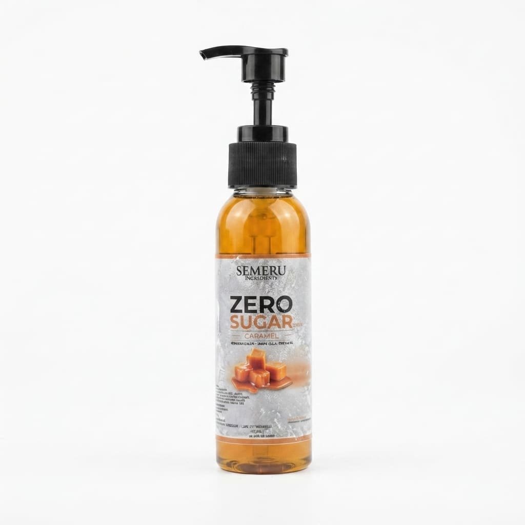 Sirup Caramel Zero Sugar Semeru Ingredients – Sirup Karamel Tanpa Gula untuk Kopi Susu & Latte